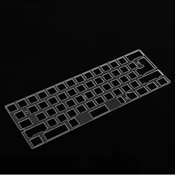 60% 61 ANSI ISO Layout Universal PCB Stabs Polycarbonate PC Material Plate For GH60 DZ60 PCB Mechanical Keyboard DIY
