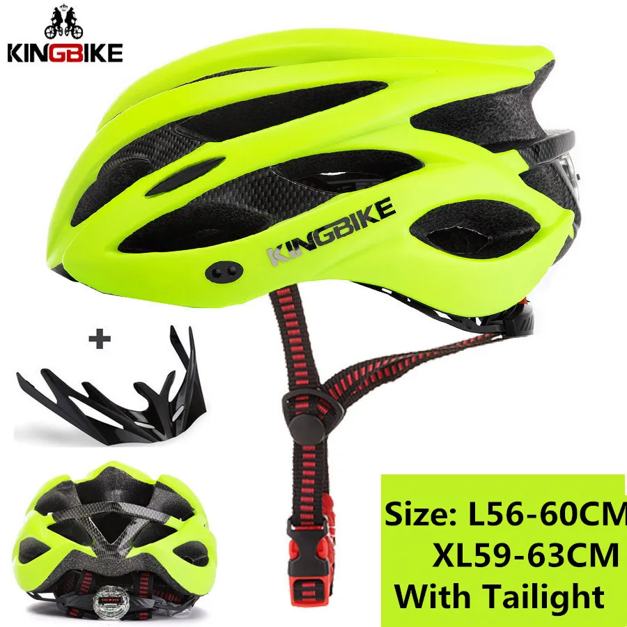 KINGBIKE Nam Nữ Siêu Nhẹ Xe Đạp Xe Đạp Đường Bộ Mũ Bảo Hiểm Đi Xe Đạp Xe An Toàn Mũ Bảo Hiểm Trong Khuôn MTB Mũ Bảo Hiểm Xe Đạp Casco