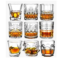 Fashion Whiskey Glasses, Scotch Whisky, Bourbon, Cocktails, RUM, Durable Whiskey Glasses