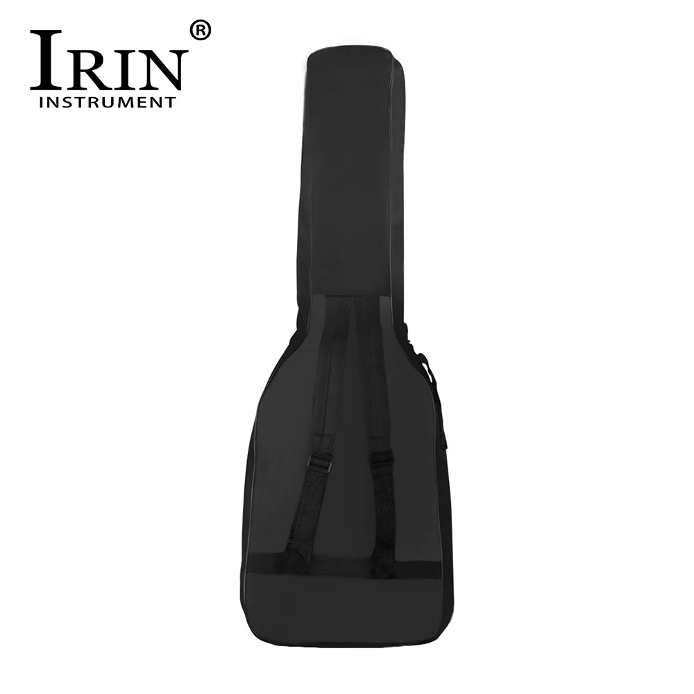 IRIN Waterproof Guitar Case Double Strap Padded Black Electric Guitar Gig Bag Backpack Shoulder Straps Guitar Parts Accessories