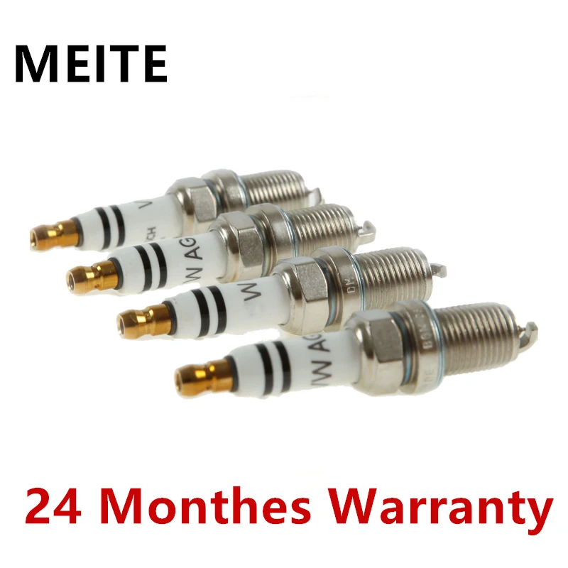 

06H905611 4PCS Spark Plug Double Platinum Ignition Coils For VW Passat Tiguan For Audi A1 A3 A4 A5 A6 Q3 Q5 1.8/2.0TSI 06H905621