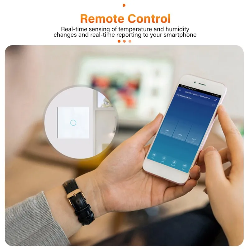 Tuya WiFi Smart Light Switch With Neutral Wire 1 2 3 4 Gang Touch Sensor Smart Wall Switch Smart Home Control Alexa Google Home