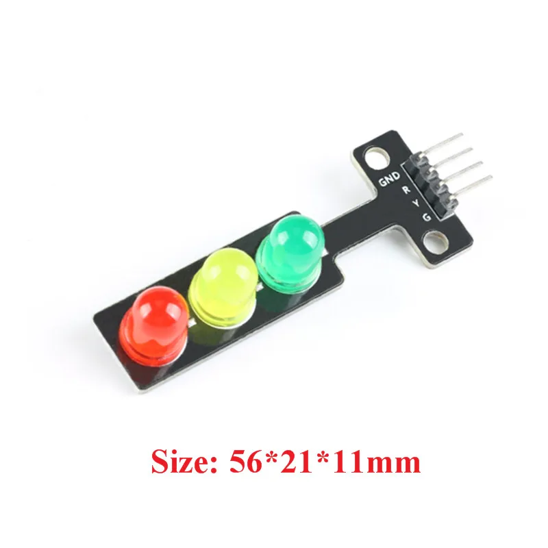 5pcs Hot Sale LED traffic light module Size 56*21*11mm Red Yellow Green