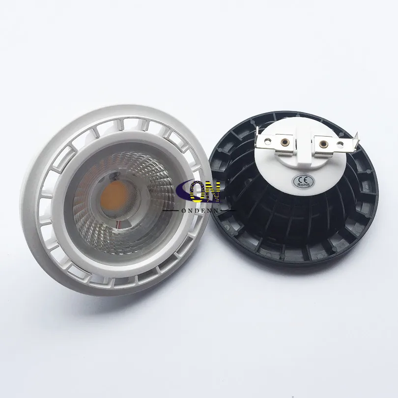 مصباح سبوت LED ، إضاءة داخلية ، مصباح سقف ، أسود ، أبيض ، رمادي ، AR111 ، 15W ، 110V ، 220V ، DC12V ، G53 ، GU10 ، 15W