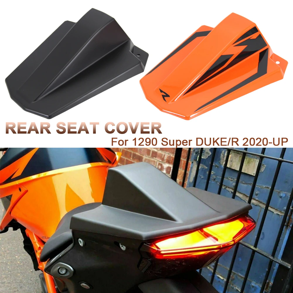 Motorcycle Rear Seat Cover Cowl Fairing Pillion For 1290 Super Duke R 2020 2021 Accessories Orange Black