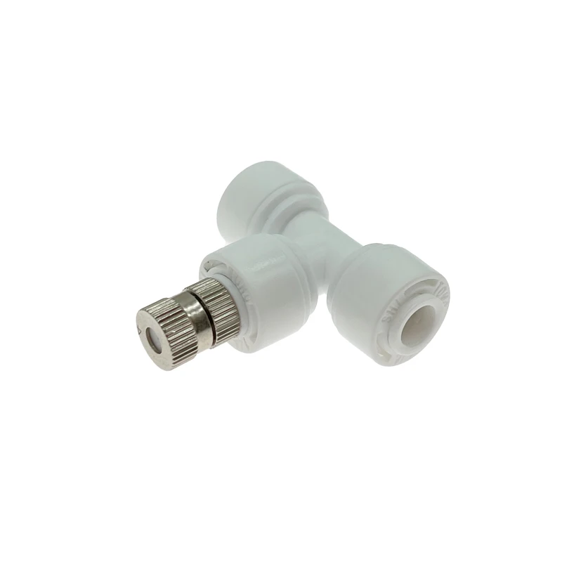 10PCS 3-20Bar Atomizing Mist Nozzles 6mm Quick Slip Lock Connector Humidify Watering Sprayer 0.1mm-0.5mm Cooling System