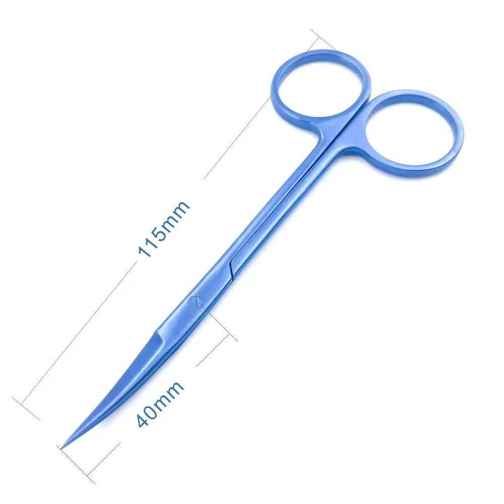 

Cosmetic Scissors Ophthalmic Stitch Scissors Straight Curved Titanium Eye Thread Scissors Surgical Practice Instrument