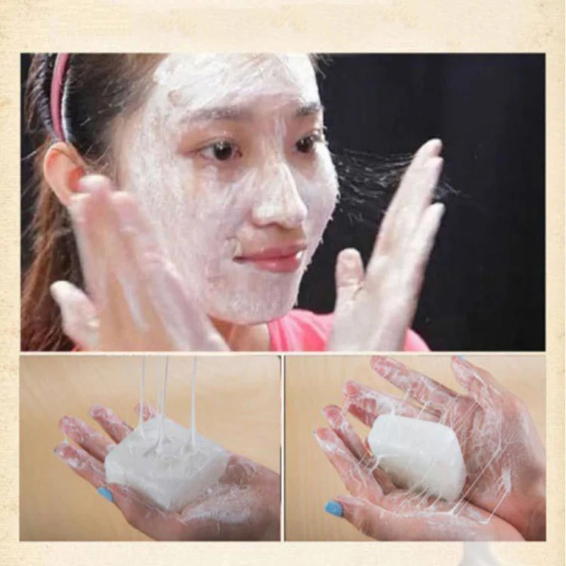 นมแพะ Essence Soap Anti-Acne Oil Control Whitening Moisturizing ผิวกระจ่างใสถอด Blackhead Acne สบู่ทำความสะอาด T1259