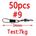 50 piezas talla 9