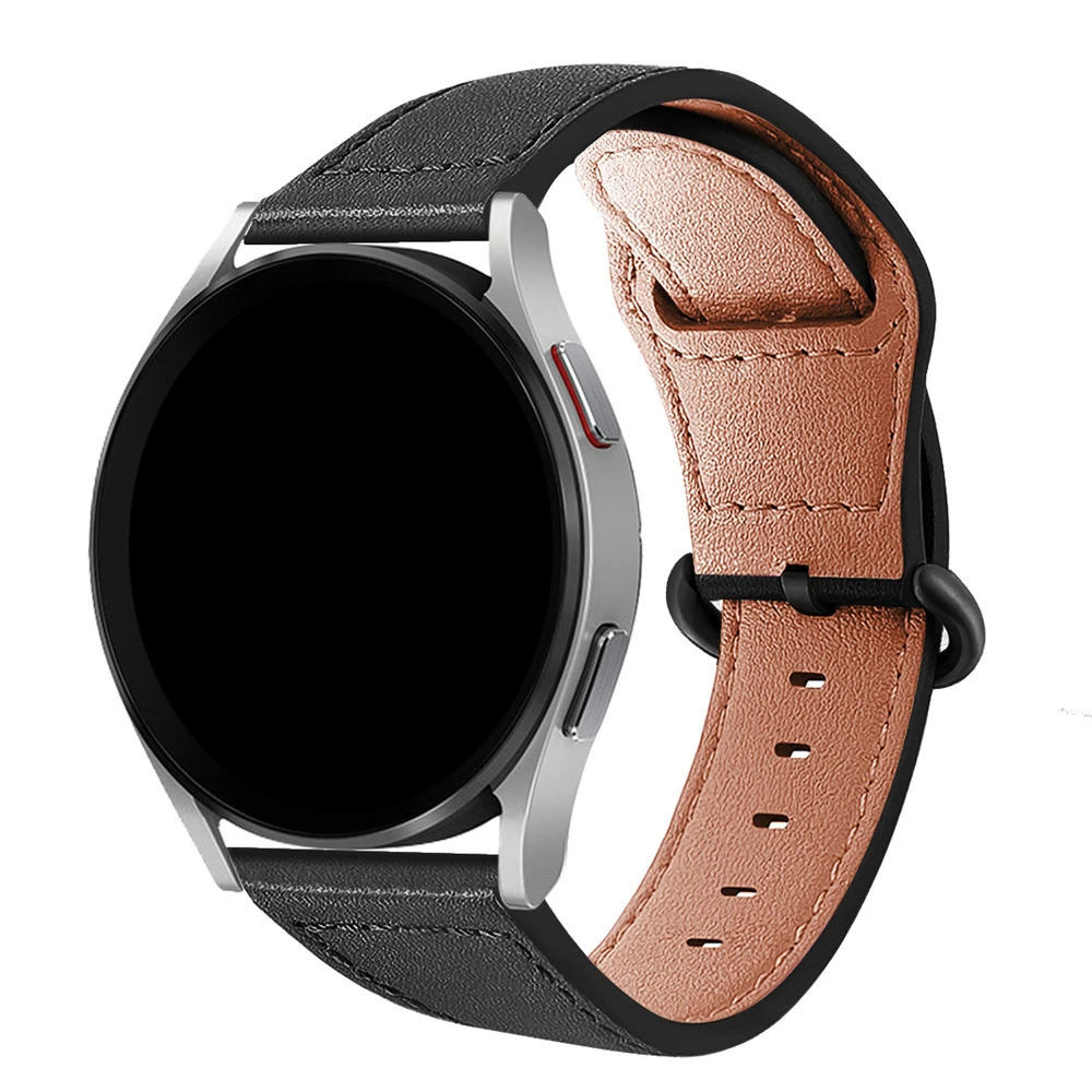 20/22mm Band For Sumsung Galaxy Watch 4 46mm/42mm/Active Gear S3 Frontier/S2/Sport Genuine Leather Huawei Watch GT2/Pro/2e Strap