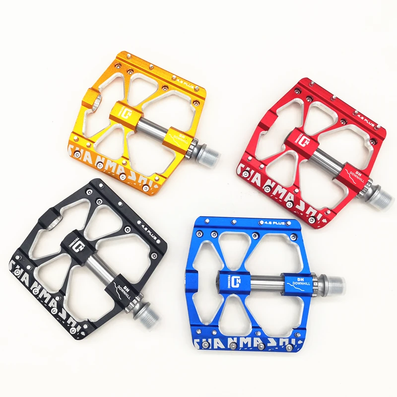 

2020 New ultralight DH MTB BMX 3 Bearing platform bicycle pedal Aluminium Alloy Road Bike Pedals 4 colors available