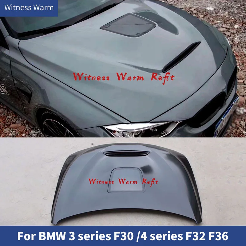 High Quality Transparent Glass Front Bumper Engine Hood Bonnet Vent Cover for Bmw 3 Series F30 4 Series F32 F36