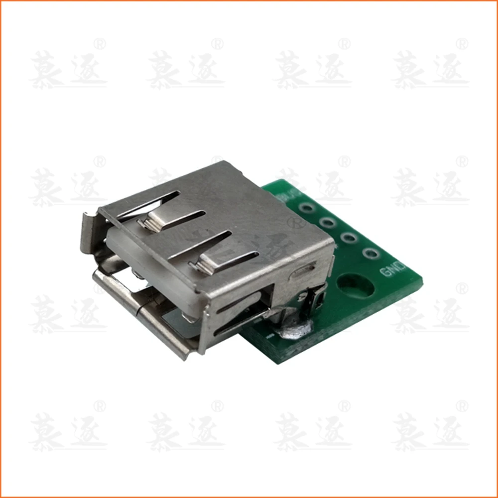 2PCS Micro Mini USB USB A Male USB 2.0 3.0 A Female USB B Connector Interface to 2.54mm DIP PCB Converter Adapter Breakout Board