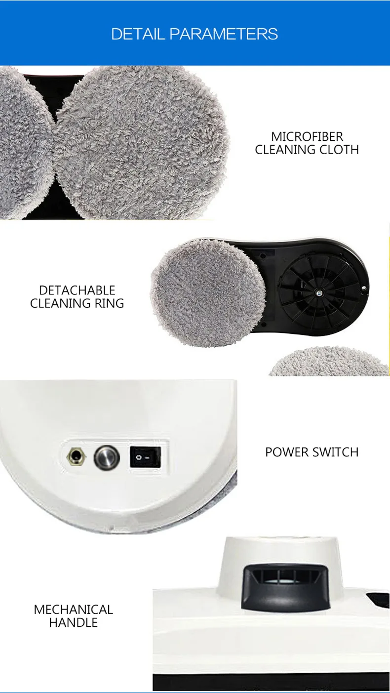 

Household Cleaning Robot Electric Vacuum Cleaner Limpiacristales Remote Control For Home