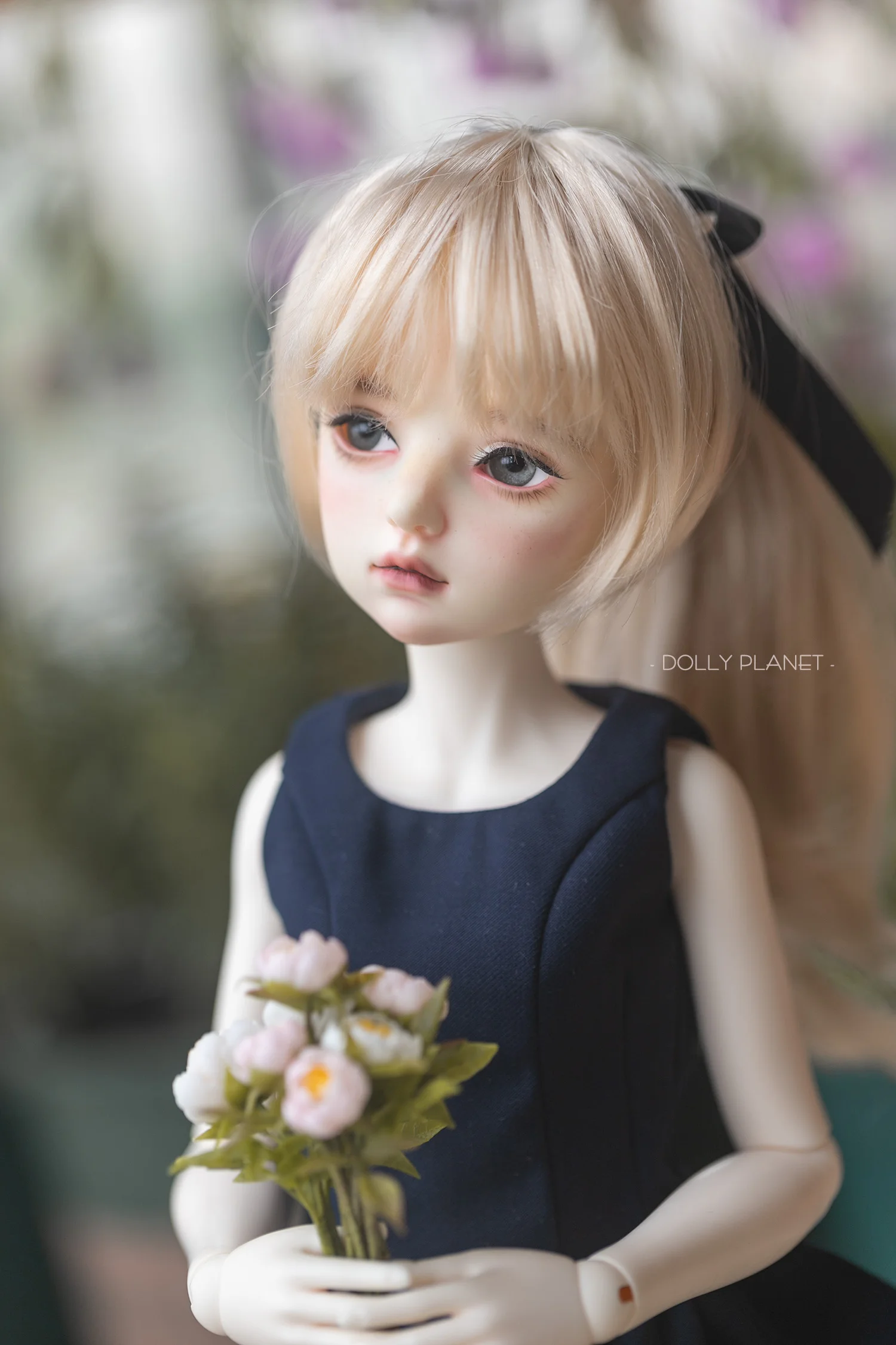 

Парик для куклы BJD, подходит для 1/3 1/4 1/6 высокотемпературных шелковых средних длинных вьющихся волос, высокий конский хвост, большой рулон, аксессуары для кукол