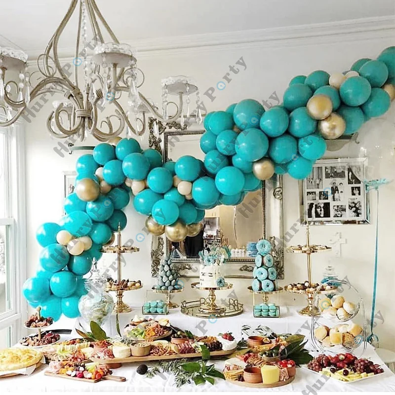 

128Pcs Wedding Balloons Decoration Garland Arch Kit Chrome Metallic Gold Birthday Party Balloon Baby Shower Christmas Decor