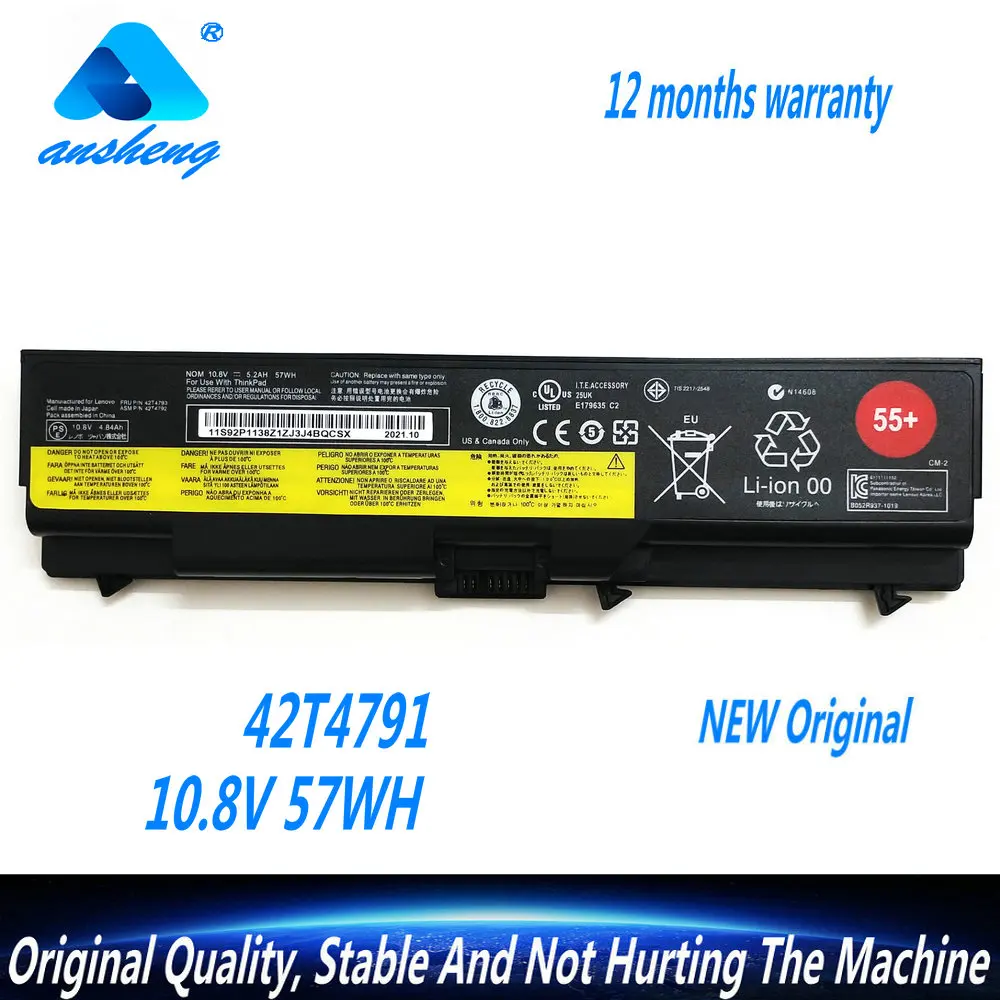 Genuine 42T4791 Laptop Battery For Lenovo Thinkpad E40 E420 SL410 SL410K T410 T510 E520 E50 W510 W520 L412 L420 L421 T520