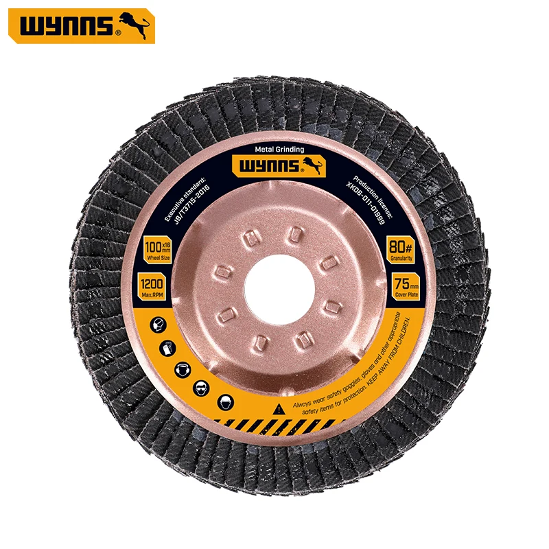 OUDISI  100mm Professional Flap Discs 4.5 Inch Sanding Discs 80 Grit Grinding Wheels Blades For Angle Grinder
