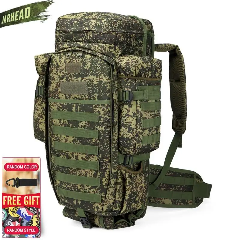 Mochila Combinada Militar Multifuncional para Homens, Mochilas Rifle, Mochila de Assalto Tático, Viagem e Trekking, Grande Capacidade, 911, 70L