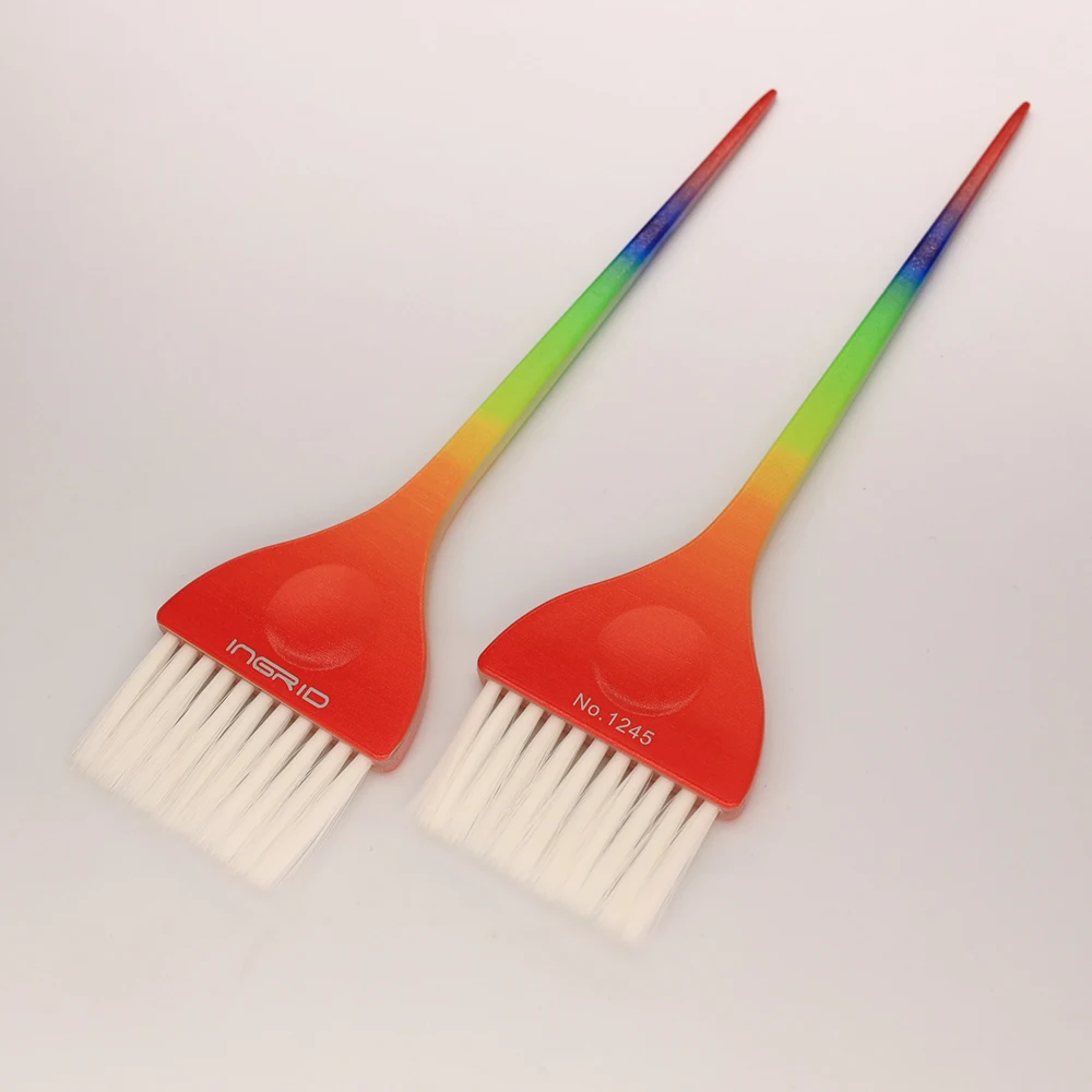 

3pcs/set Rainbow Color Hair Dye Brushes Comb Hairdresser Special Dyeing Cream Application Brush Hairbrushes Salon Supplies 1520