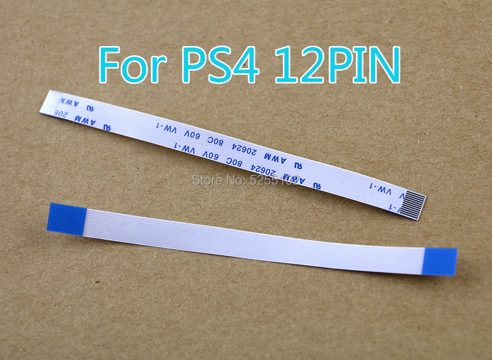 40PCS For Sony PS4 Controller 12 pin 14pin Charging Board Power Switch Cable 12PIN Touch Pad