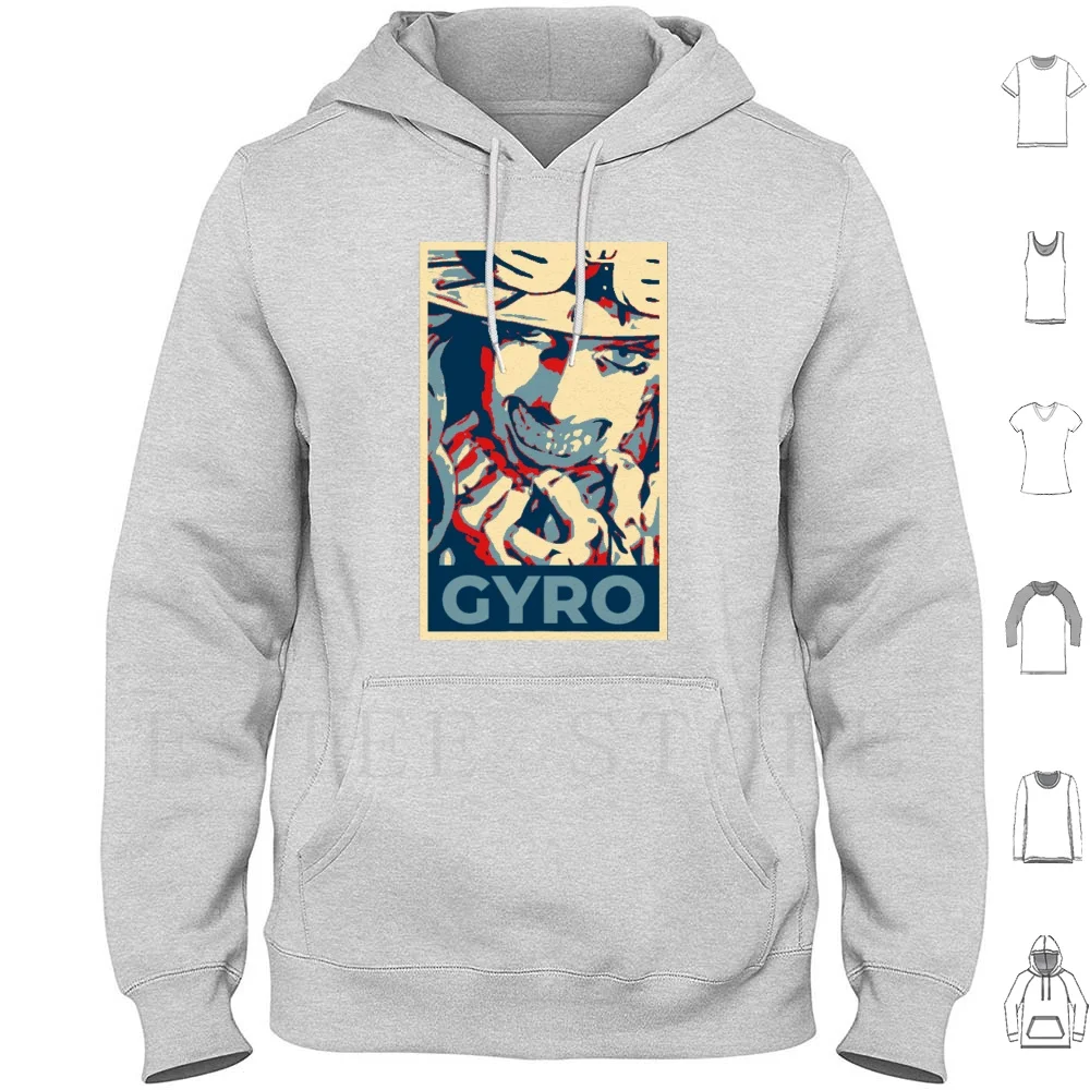 Толстовки Jojos Gyro Zeppeli Jjba Anime Gyro Zeppeli Steel Ball Run Bizarre Adventure