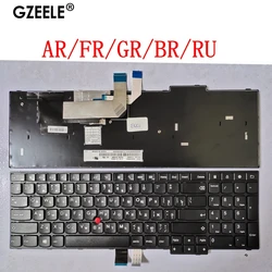 AR/FR/GR/BR/RU/SP/UK NEW Laptop Keyboard for Lenovo Thinkpad E550 E550C E555 E560 E565