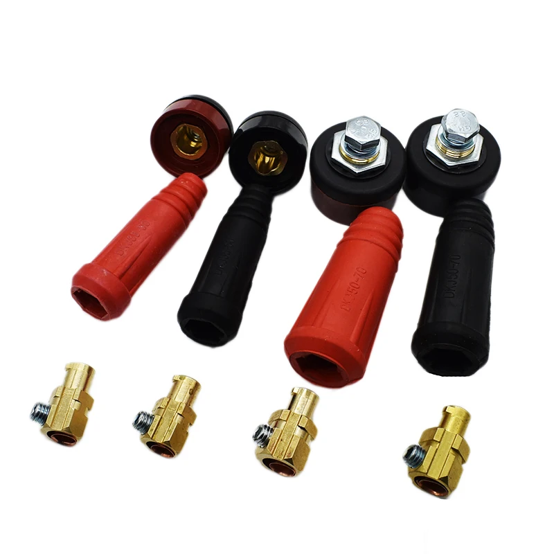 1 piece Rapid Fitting Europe Welding Machine Cable Connector DKJ 10-25 35-50 50-70 Quick Connector Welding Machine Plug Socket