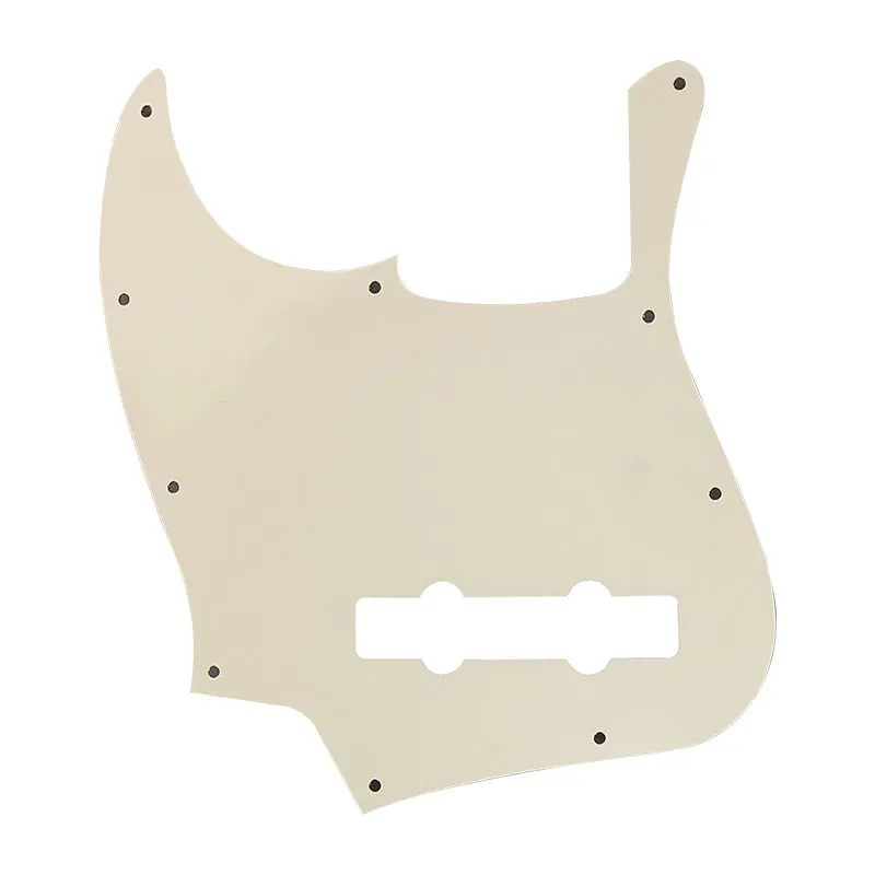 Fei Man - Custom Quality Pickguard For US, 10 Holes, 5 String Jazz Bass Guitar, Scratch Plate, Multicolor Flame Pattern