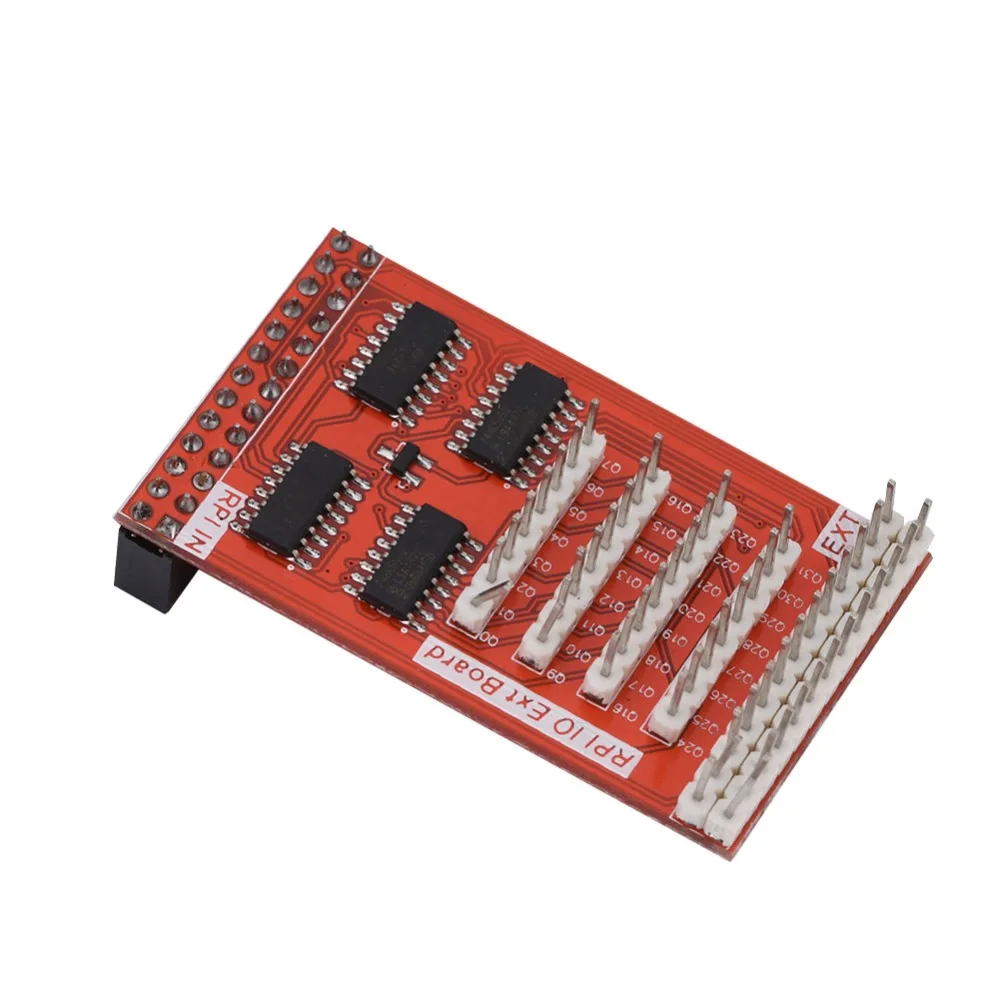 32 GPIO-Carte PCB d'extension pour Raspberry Pi IO, 6 000 Tech, 2x13 ports, 8 bits, entrée et sortie, extension d'adaptation, code d'échantillon, API