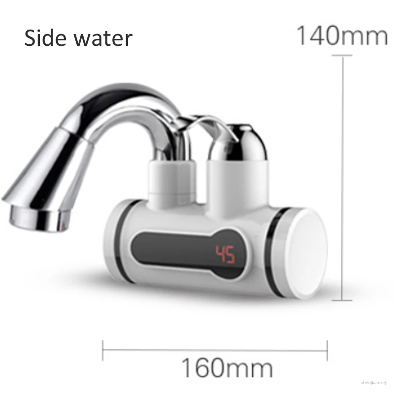 Chì Sức Khỏe Nóng Lạnh Màn Hình Hiển Thị Kỹ Thuật Số Nóng Lạnh Điện Vòi Tiện Lợi Và Thiết Thực Làm Nóng Nhanh Vòi Nước 220V