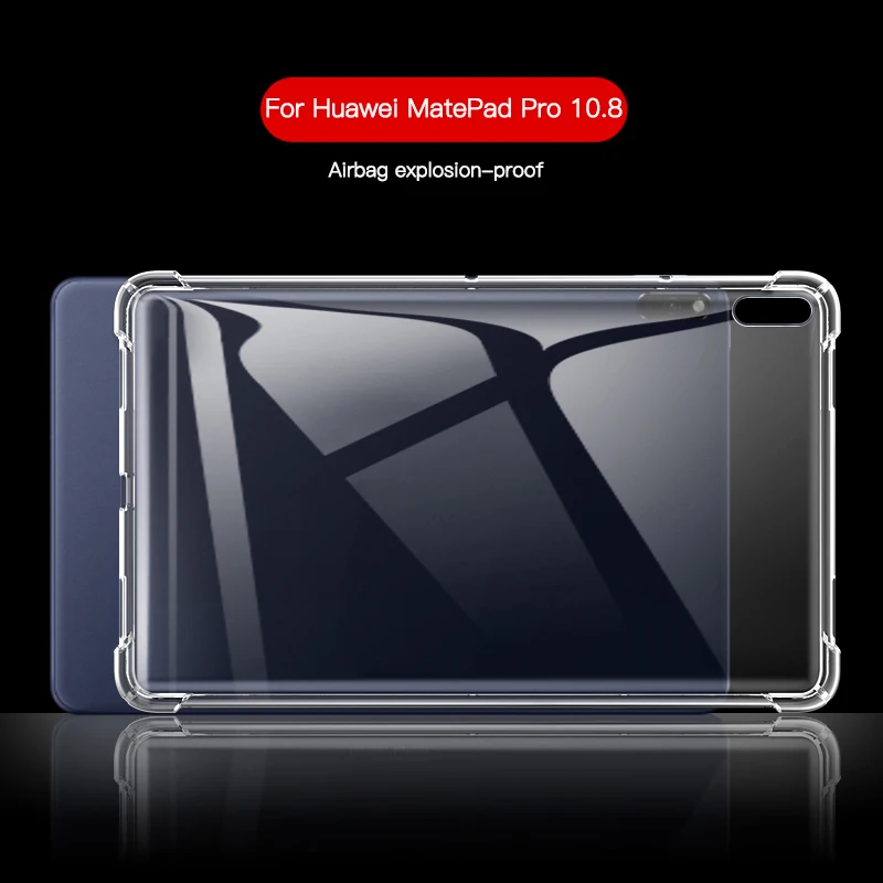 Shockproof Cover For Huawei Matepad Pro 10.8'' 2019 MRX-W09/W19/AL09/AL19 Case TPU Silicon Transparent Cover Coque Fundas