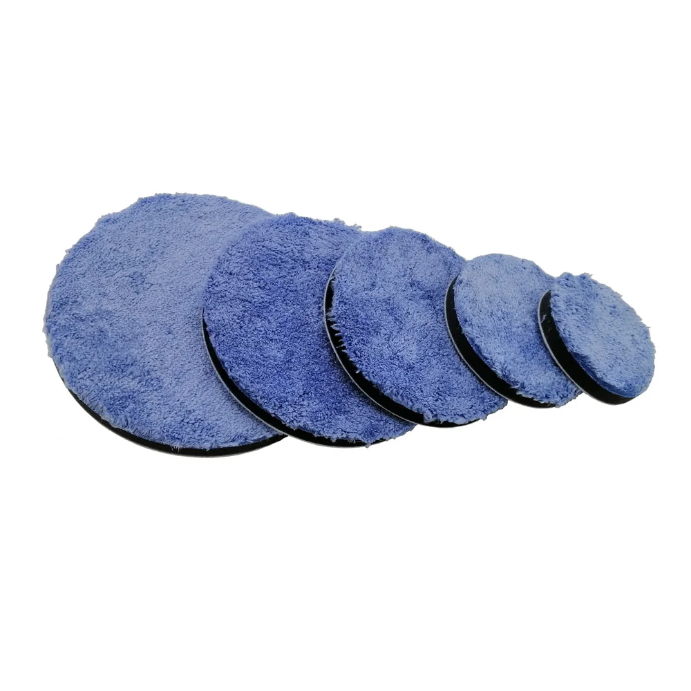 CDWTS 3/4/5/6/7inch Microfiber Polishing Pad For Cars Body Polish Micro Fiber Polishing Wheels For DA/RO Car Polisher