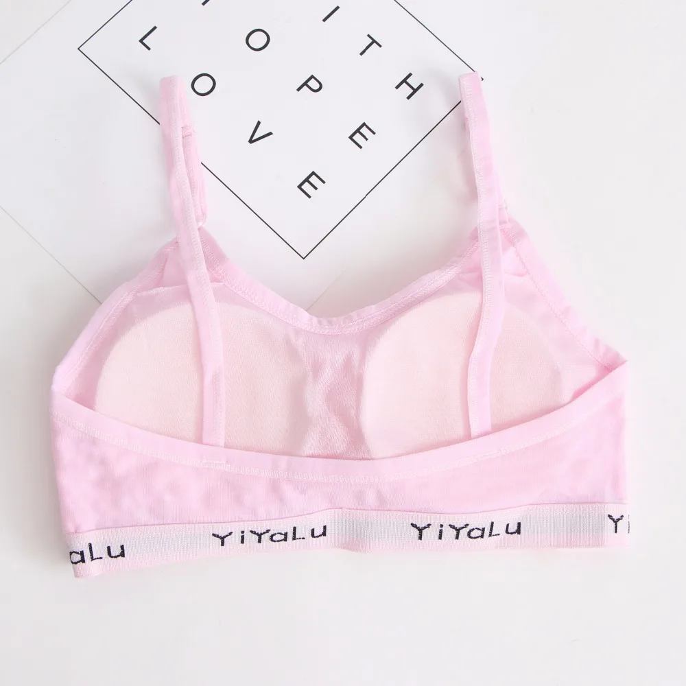 Young Girls Cotton Underwear Teenage Training Sports Bra Top For Teens 8-15 Years Adolescente Lingerie Teen Bras