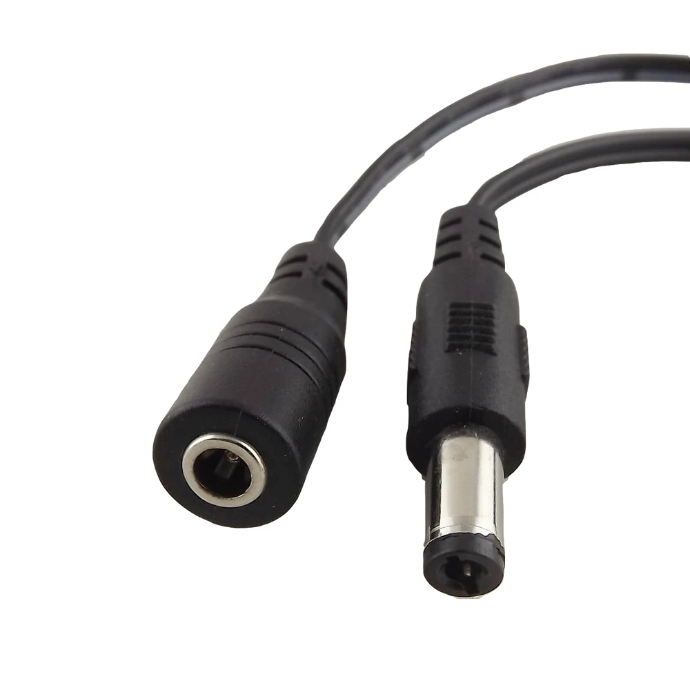 10 قطعة 5.5x2.1 مللي متر الذكور إلى 3.5x1.35 مللي متر الإناث جاك DC محول طاقة موصل كابل 15 سنتيمتر