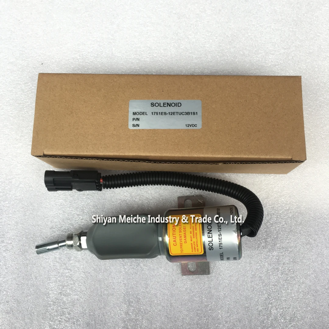 Afsluitmagneetventiel 12V 37V66-56010/05CF24 1751ES-12ETUC3B1S1 Stopmagneet YC101556 Motoronderdelen