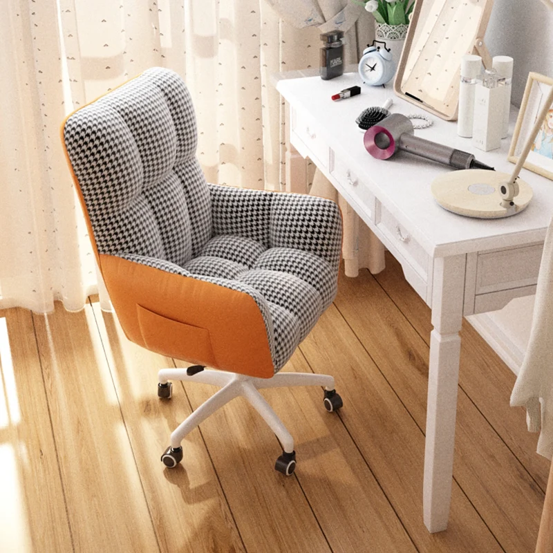 Computer Chair Office Home Comfortable Sofa Chair Student Dormitory Bedroom Study Chair Lift Rotary Backrest Foldable