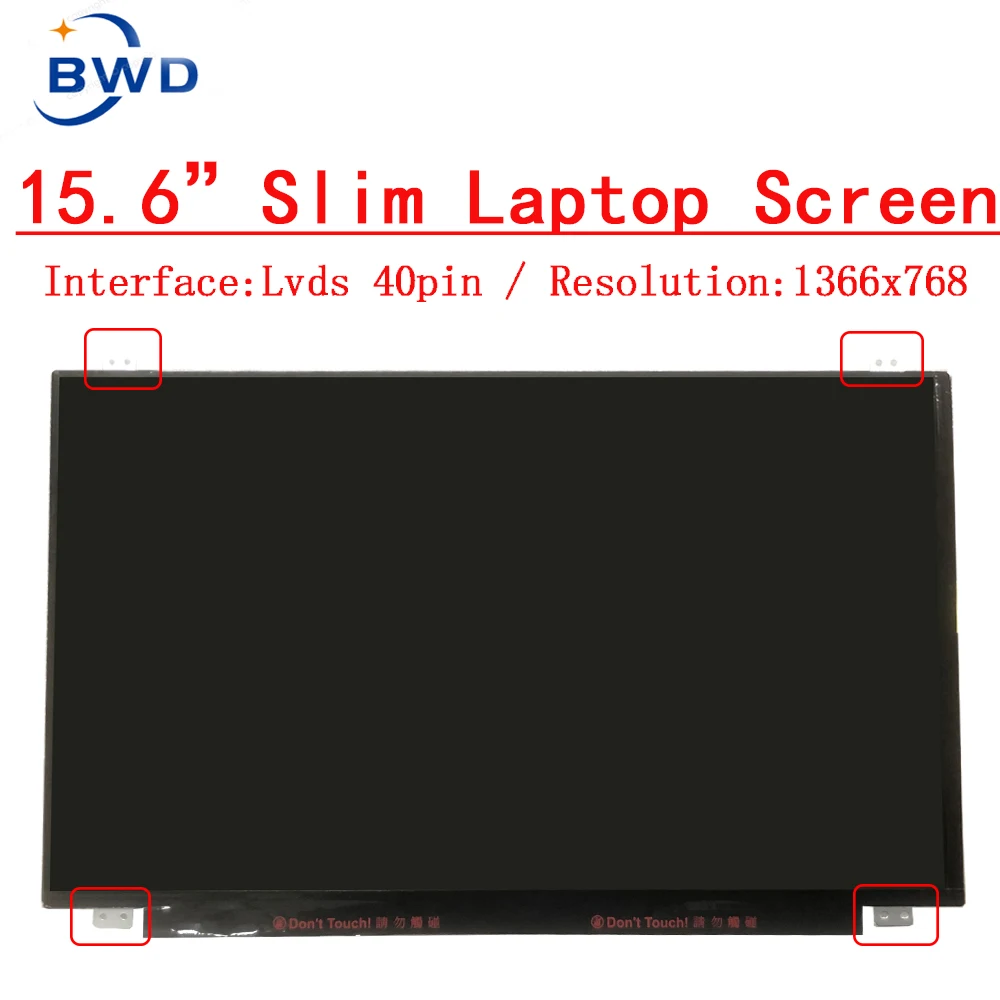 Pantalla lcd delgada de 15,6 pulgadas, 40pin LP156wh3 TL S1 LP156WHB TL A1 B156XW04 V.5 LTN156AT20 N156BGE-L41 B156XTN03.2 LTN156AT30