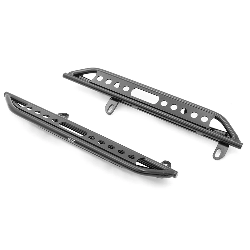 KYX Racing Metal Side Step Running Boards Foot-Plate Upgrades Parts for RC Crawler Car Axial SCX10 III AXI03007 SCX10.3