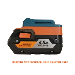 Dla Aeg 18V Ridgid 18V akumulator litowo-jonowy konwertuj do Makita 18V lxt narzędzie do BL1830 BL1840 BL1850 bl1860 BL1860B tylko adapter