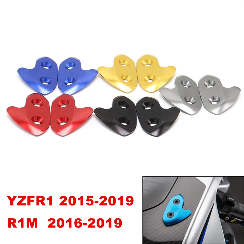 

Mirror code for for Yamaha YZFR1 2015-2019 YZFR1M 2016 2017 2018 2019 Motorcycle decoration mirror code CVC aluminum