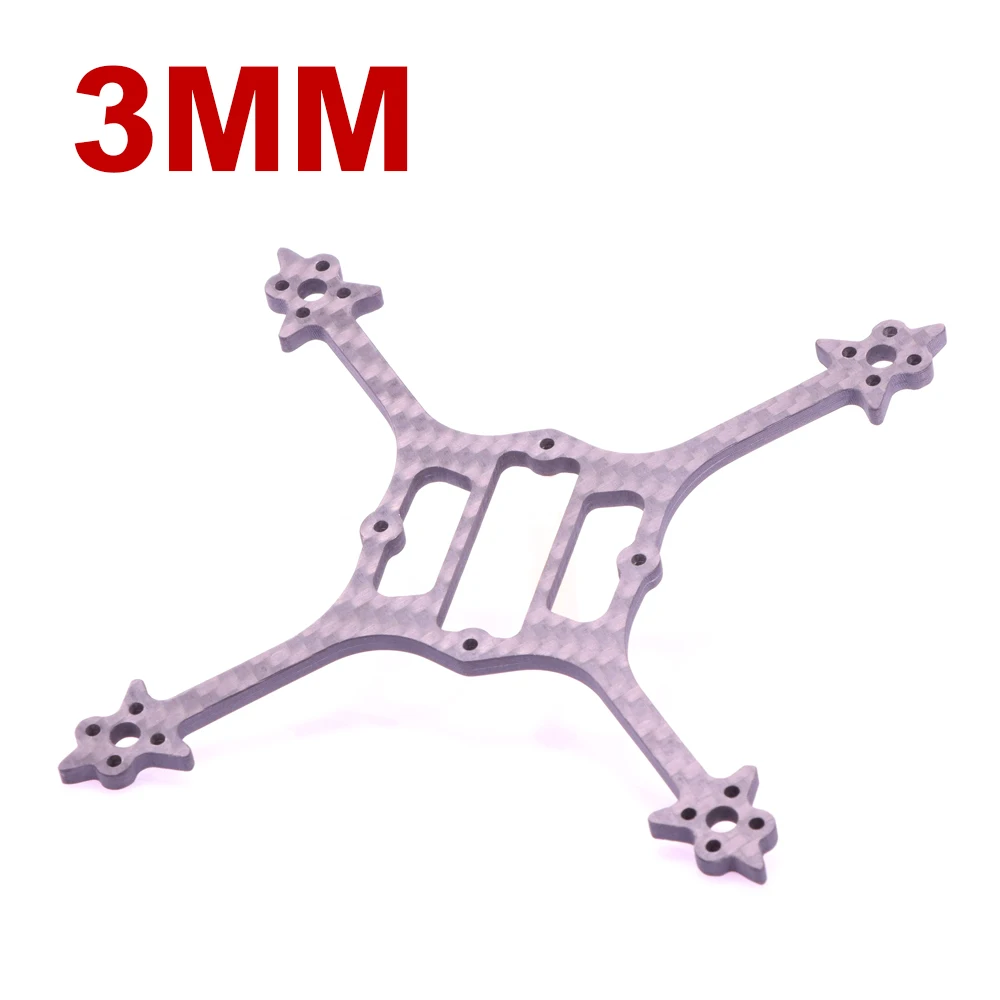 Crux3 Widening Thicken ARM 115mm Bottom Plate 3K Carbon Fiber for Happymodel Crux3 Quadcopter FPV Racing Drone EX1202 1104 1106