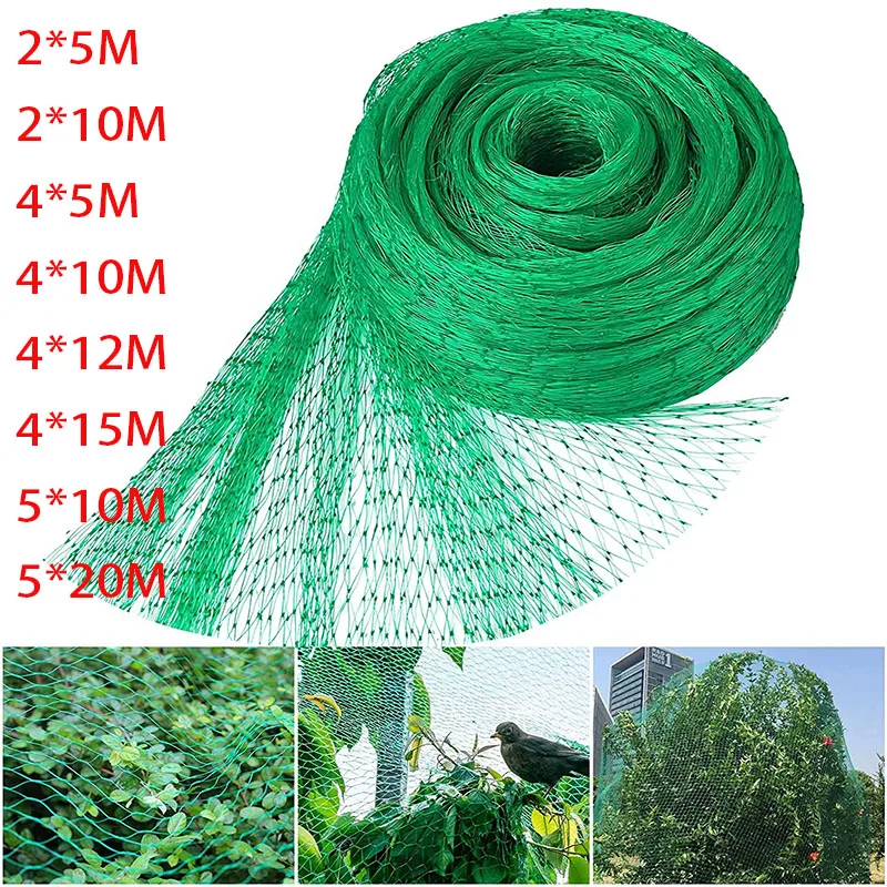 

Green Anti Bird Protection Net Mesh Garden Plant Netting Protect Plants and Fruit Trees from Birds Deer Poultry Best Fencing