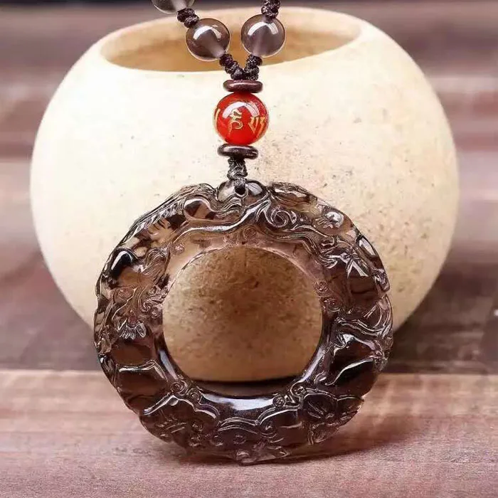 

Drop Shipping Ice Obsidian Dragon Pendant Necklace Lucky Pendants Necklace Pendant Women Men Jade Jewelry