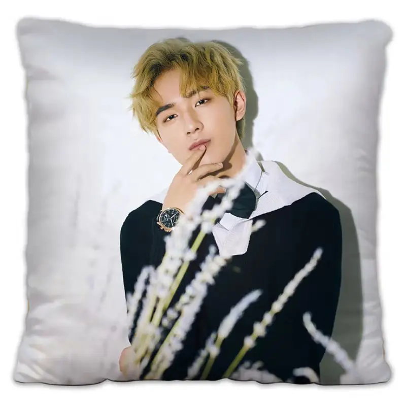 You From The Ocean Li Hongyi Pillowcase Star Photo Poster Cushion Cover Souvenir Throw Pillow Cover Cojines Decorativo Para Sofa