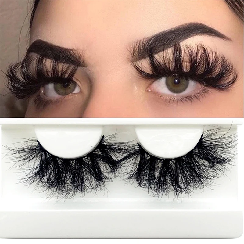 DOCOCER  25 MM Lashes Super Fluffy Wispy Reusable Mink Cruelty Free Bulk Vendor Wholesale Free Fast Shipping via UPS