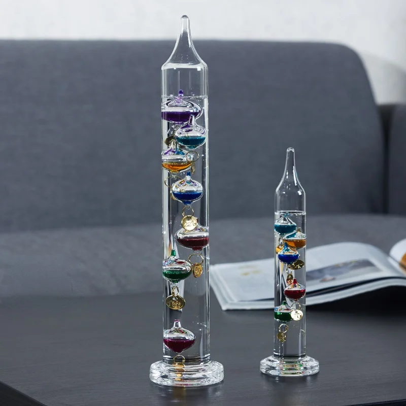 GY Creative Home Decoration Galileo Colorful Ball Thermometer Office Bedroom Decoration Birthday Gift