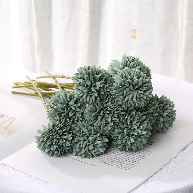 3/5 Stuks Hortensia Kunstbloemen Boeket Voor Thuis Slaapkamer Decor Bruiloft Decoratie Ambachtelijke Vazen Bloemstuk Accessoires