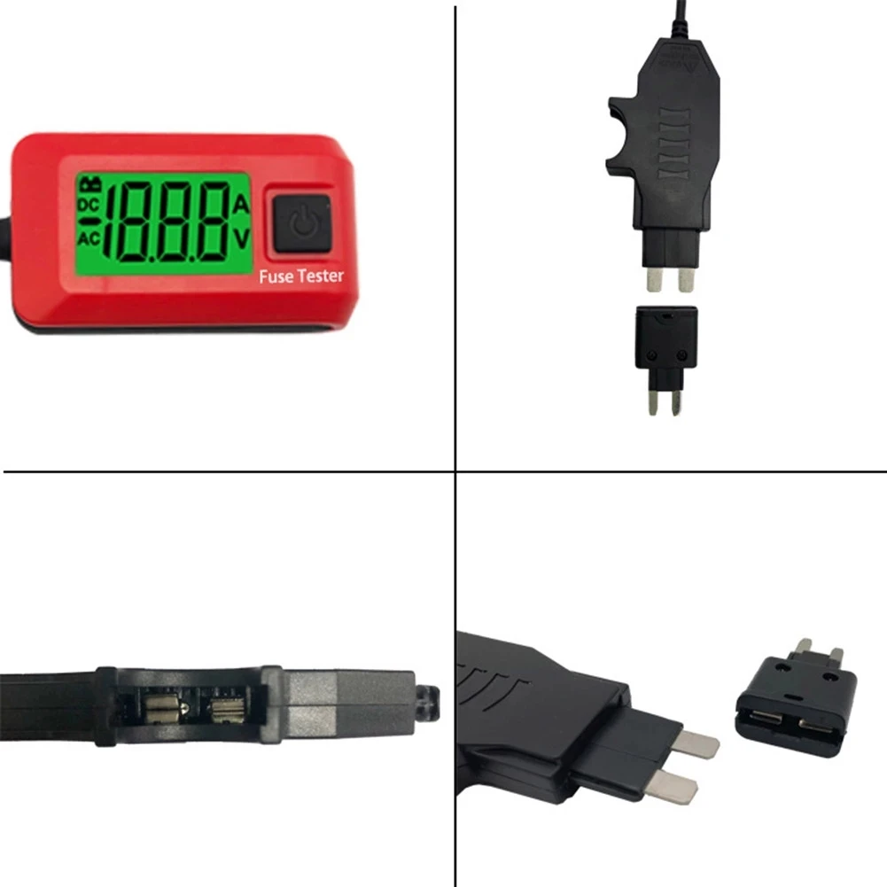 Wysoka dokładność 0.01A ~ 19.99A bezpiecznik samochodowy galwanometr Tester nieszczelności wykrywanie usterek w obwodzie samochodowym narzędzie