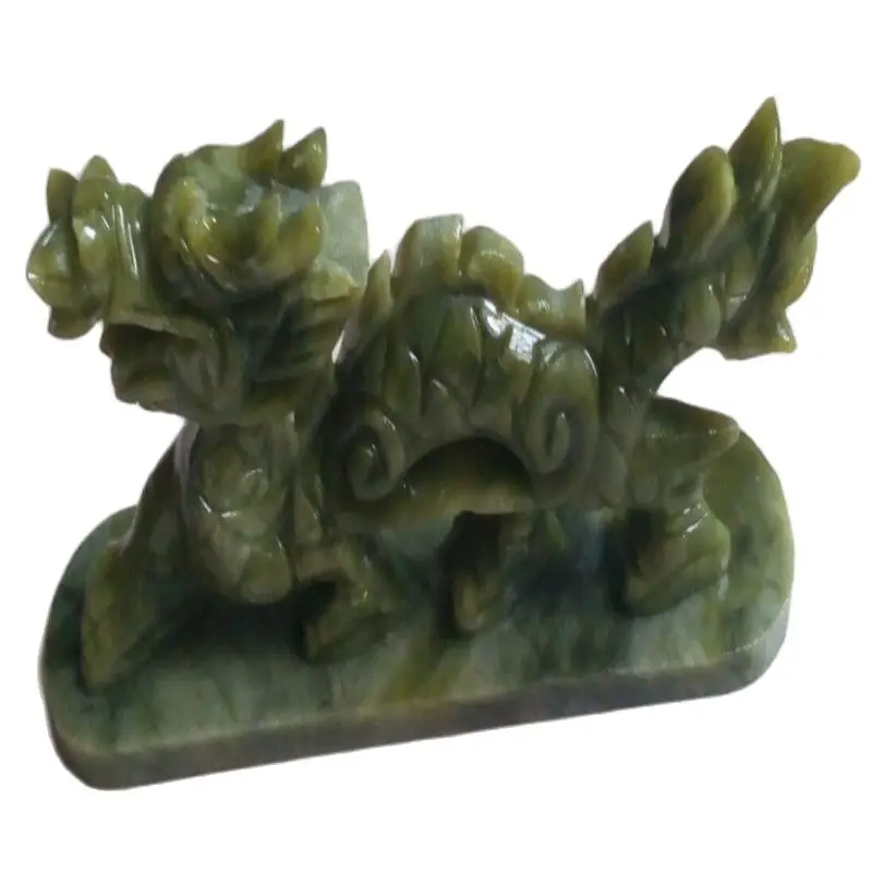 

100% China's Natural Jade Statues Of Hand-Carved Statues Of Dragons